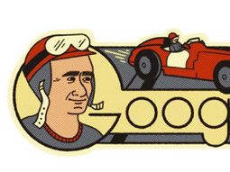 El homenaje de Google a Juan Manuel Fangio