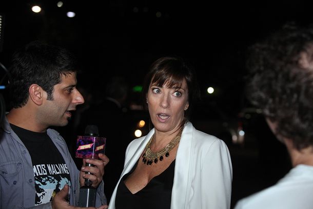 El escote de Bertol se robó todas las miradas en la cena de los 130 millones de pesos