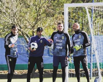 Armani y Caballero en la Selección - Crédito: Instagram&nbsp;willycaba