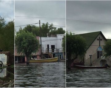 Villa Paranacito quedó bajo el agua