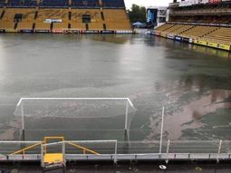 Fuertes lluvias impidieron el entrenamiento