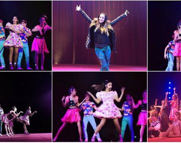 Así empezó el show de Lourdes Sánchez