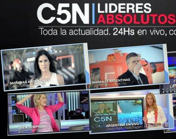 C5N fue líder absoluto en audiencia durante el 2014