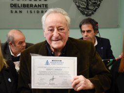 Roberto Carnaghi fue reconocido en San Isidro. Roberto Carnaghi fue reconocido en San Isidro.