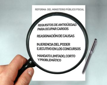 Los puntos más críticos del proyecto de reforma del Ministerio Público Fiscal