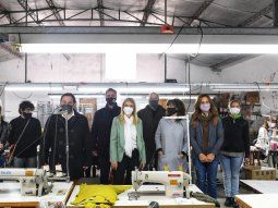 Magario: El sector textil sufrió mucho con Macri y Vidal, pero estamos recuperando la producción y el trabajo