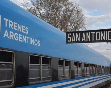 Después de 30 años vuelve el tren a San Antonio de Areco