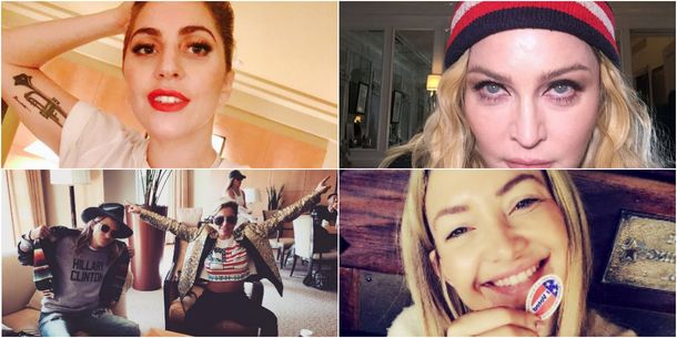 Las estrellas se sumaron a la campaña