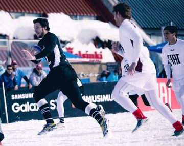 Rugby en plena nieve: Las Leñas fue testigo de una gran exhibición