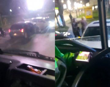 VIDEO Un conductor le pega tremenda piña a otro tras un choque