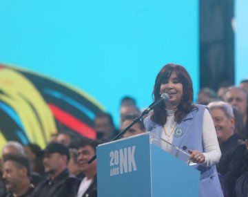 Las mejores fotos del acto de Cristina Kirchner en Plaza de Mayo