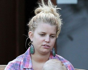 Jessica Simpson sin maquillaje