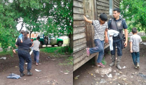 La policía llegó gracias a un llamado al 911 por los vecinos