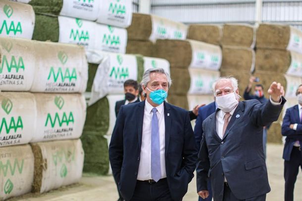 DAGMA inauguró Mega Alfalfa Argentina con la visita de Alberto Fernandez a Santiago del Estero