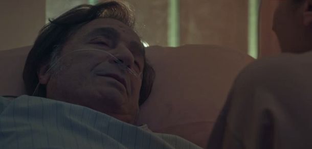 La escena de la despedida de Sandro con Olga fue uno de los puntos más emotivos