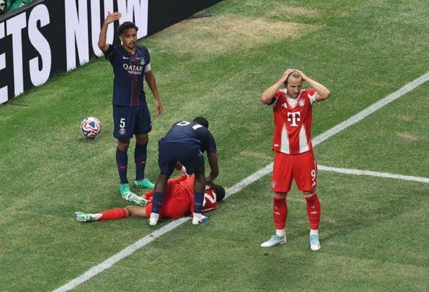 La tremenda lesión que sufrió Jamal Musiala en PSG vs. Bayern Múnich