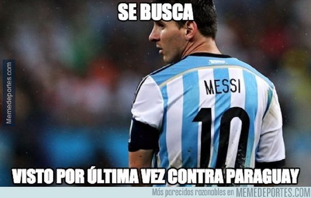 Los memes de la derrota Argentina en la final