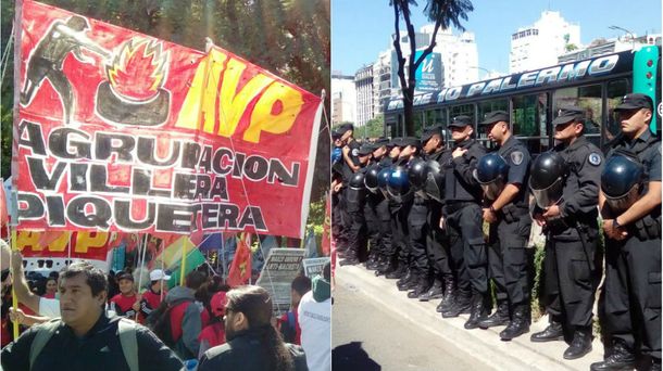 Organizaciones sociales volvieron a cortar 9 de julio y Belgrano