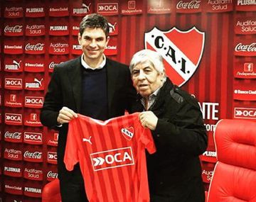 Presentaron a Pellegrino como DT de Independiente