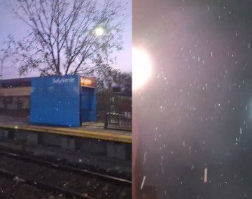 La nieve llegó a Buenos Aires: las mejores fotos y videos