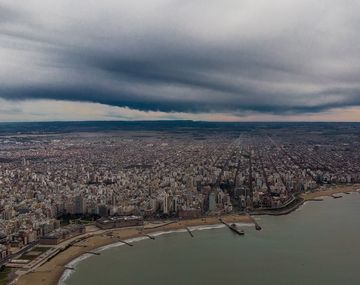 Lluvia y granizo: alerta para Mar del Plata