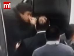 Así llegaron los dirigentes de River a la Bombonera Así llegaron los dirigentes de River a la Bombonera