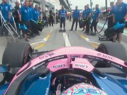 El festejo argentino de Franco Colapinto cuando se enteró que entraba a Q3 en el Gran Premio de Canadá El festejo argentino de Franco Colapinto cuando se enteró que entraba a Q3 en el Gran Premio de Canadá
