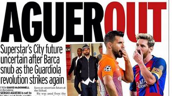 En Inglaterra aseguran que Agüero sería la próxima victima de Guardiola En Inglaterra aseguran que Agüero sería la próxima victima de Guardiola