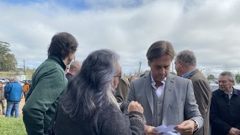 Luis Lacalle Pou participó de la inauguración de la zafra ovina 2023. Luis Lacalle Pou participó de la inauguración de la zafra ovina 2023.