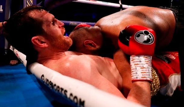 Boxeo: mordisco, tackle y suspensión en la pelea entre David Price y Kash Ali