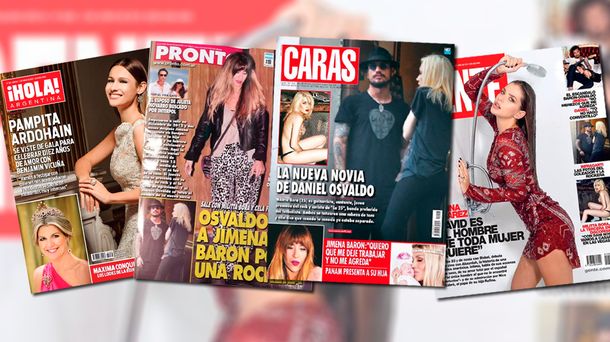 El escándalo Jimena Barón-Daniel Osvaldo, protagonista en las tapas de las revistas