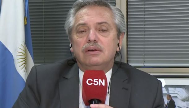 Alberto Fernández en C5N