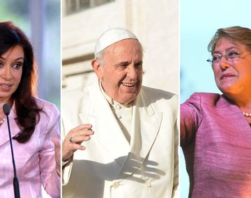 El Papa invitó a CFK y Bachelet