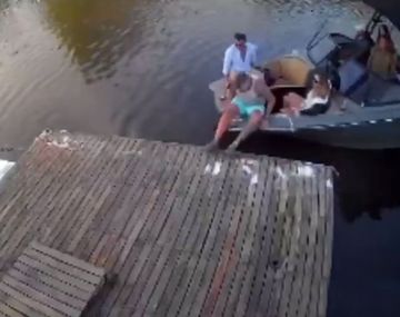 Escobar: balean desde la costa a una mujer que paseaba en lancha