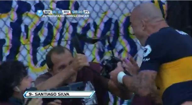 La locura de Silva tras su gol en el Superclásico