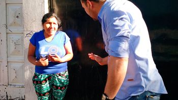 Esta es la señora que enocontró a Mailén Sánchez en una plaza de Balvanera. Esta es la señora que enocontró a Mailén Sánchez en una plaza de Balvanera.