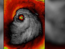 La imagen satelital del huracán Matthew que horroriza en las redes. La imagen satelital del huracán Matthew que horroriza en las redes.