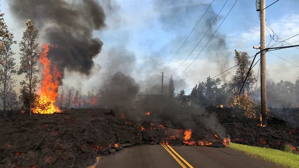 Erupción del Volcán Kilauea