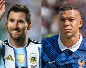 Lionel Messi y Kylian Mbappé.