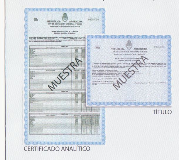 Una joven podría ir presa por truchar el título del secundario