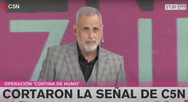 Fuerte denuncia de Jorge Rial por el apagado de C5N.
