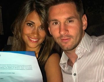 Éste es el parte médico de Antonella Roccuzzo