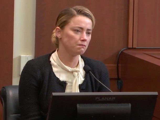  Amber Heard durante el juicio contra  Johnny Depp