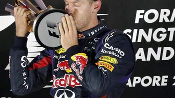 contundente victoria de vettel en el gran premio de singapur contundente victoria de vettel en el gran premio de singapur