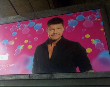 La felicidad de Tinelli porque le devolvieron el cartel