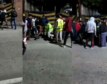 Intentó robar un celular, lo atraparon y le dieron una brutal golpiza