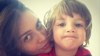 La modelo se mostró orgullosa de sus sobrinos La modelo se mostró orgullosa de sus sobrinos