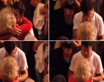 Nico lloró y abrazó a Mirtha