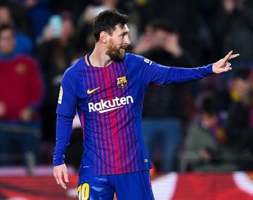 Messi - Crédito:&nbsp;@luis9suarez_fcb