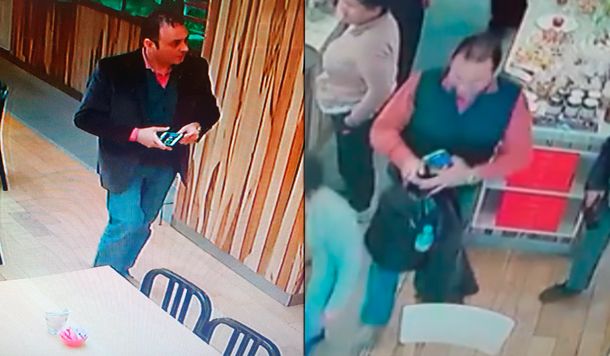 Una cámara de seguridad registró un robo en una cafetería de Palermo
